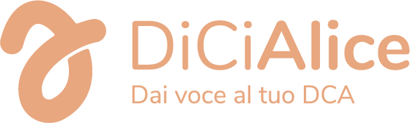 Logo DiCiAlice Icona + Scritta Pesca